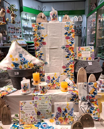 Schaufenster Frühlingsdeko 2025-2