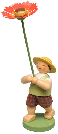 Junge mit Sonnenbraut
